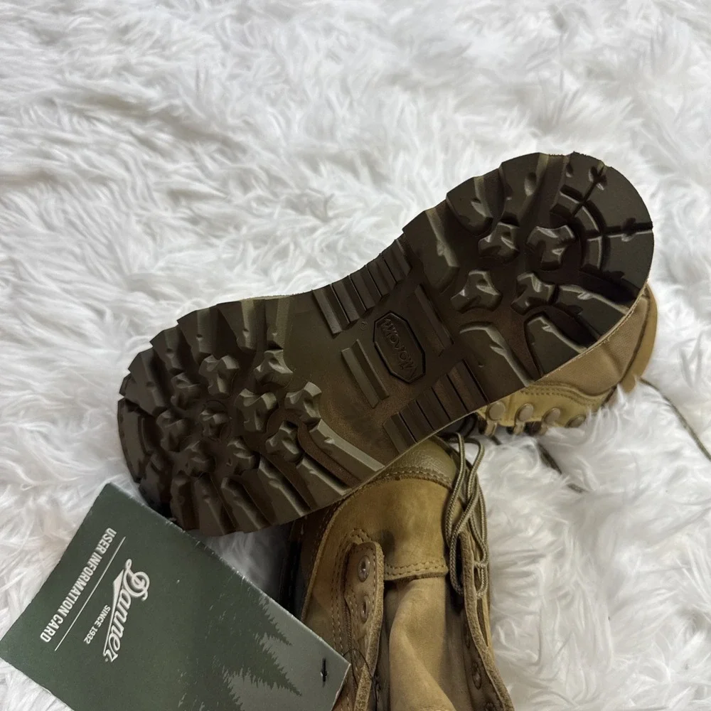 Danner USMC RAT Combat Boots‎ Hot Weather Men's Size 4 Wide Beige Tan Marine New
